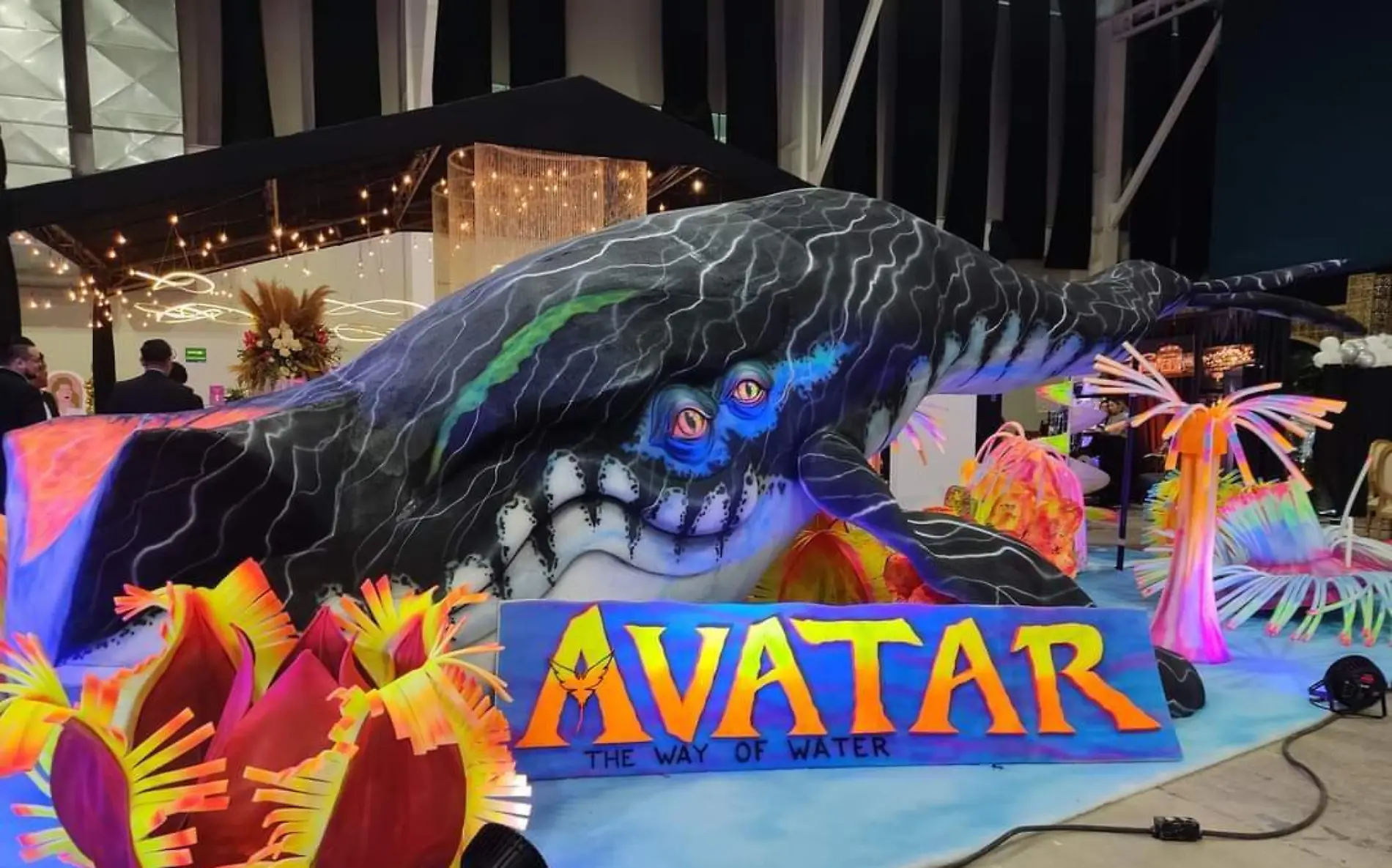 Carnaval Tampico 2023 y la ballena de Avatar 